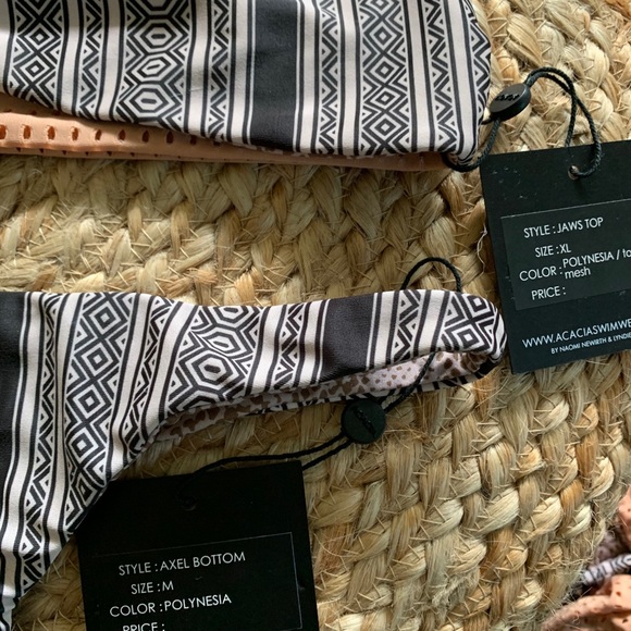 Acacia Swimwear NWT Jaws Top Axel Bottom Polynesia - Picture 3 of 3